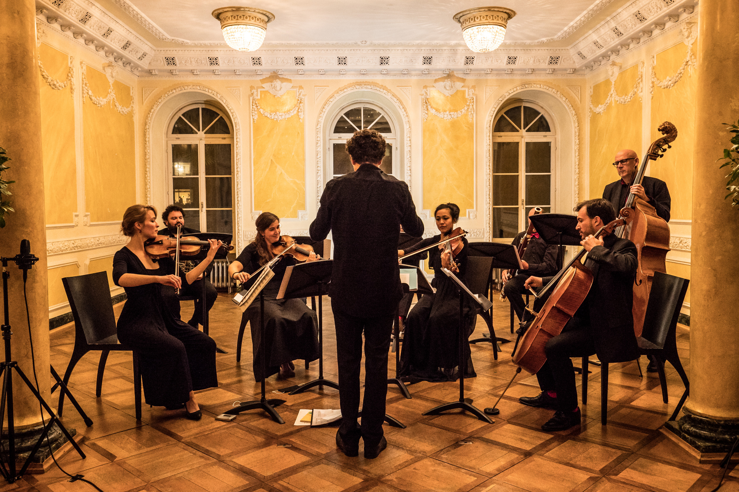 Das Ensemble der Neuen Kurkapelle Baden, Oktober 2021, @Christian Doppler
